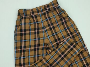 spódniczka w kratę plisowane: Material trousers, Bershka, S (EU 36), condition - Very good