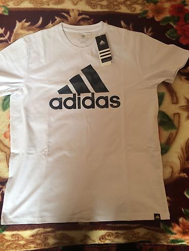 Kişi geyimləri: Futbolka, Adidas, XL, rəng - Ağ — 2
