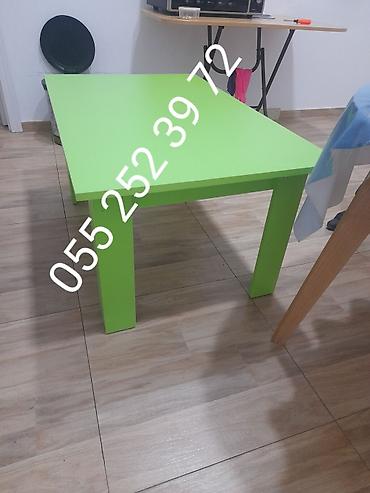 Uşaq masaları: Oğlan üçün, Yeni, Siyirməsiz, Bağça masası, Stulsuz — 5