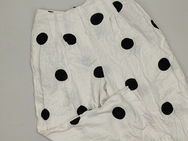 biale spodnie sinsay: Zara, Material trousers for women, size M