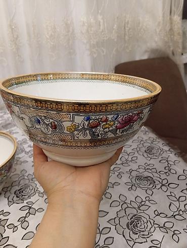 pitminutka qabi: Iki cütdü. Dekorativ porselen qab dəsti – 2 ədəd - Material — 2