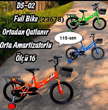 Velosipedlər: Yeni İki təkərli Uşaq velosipedi 12", sürətlərin sayı: 1, Ödənişli çatdırılma — 10
