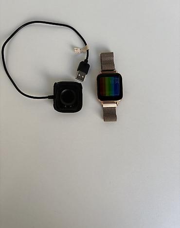 şuba alıram: İşlənmiş, Smart saat, Smart, Sensor ekran, rəng - Qızılı — 7