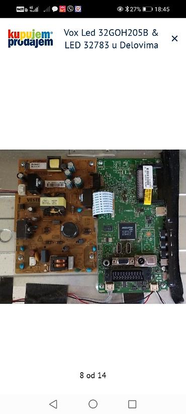 Aksesoari za TV i video: Vox LED televizori za delove – modeli LED 32GOH205B i LED 32783 — 9