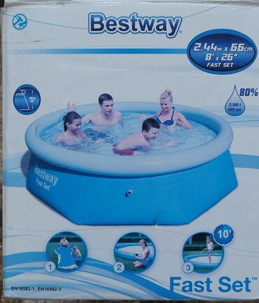 basenili evler: İşlənmiş Şişmə Hovuz Bestway, 2.1 - 3 m, 2001 - 2500 l