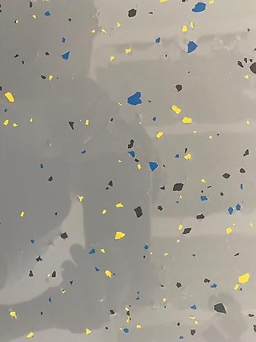 Пол жабуулары үчүн клей: Наливные полимерные полы (эпоксидные/полиуретановые) с декоративными — 1