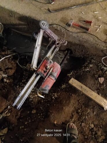 Beton işləri: Beton kəsmə beton deşmə xidməti Karot - HILTI DD 200 / 350 ilə 25 ° — 18