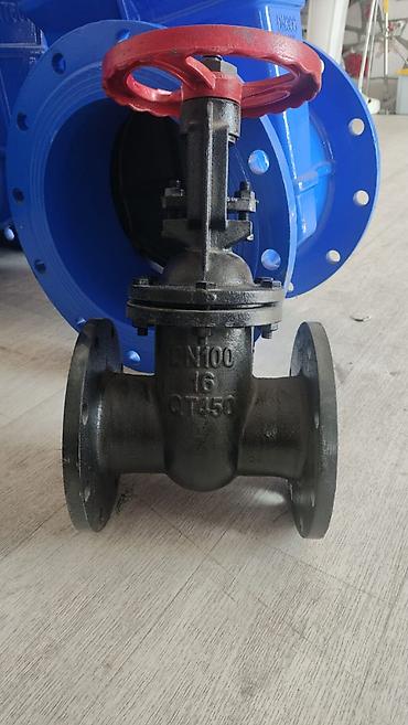 Известь: Задвижка чугунная 30ч6бр (Ру 10/16) — Фланцевая, с выдвижным шпинделем — 2