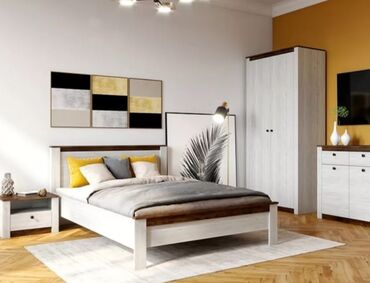 Yataq otağı dəstləri: 2 təknəfərlik çarpayı, Dolab, Komod, Termo, Rusiya, Yeni — 16