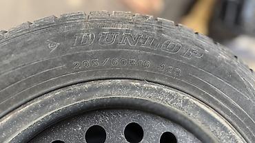 w210 55: Комплект зимних шин Dunlop на штампованных стальных дисках.на хонда — 3