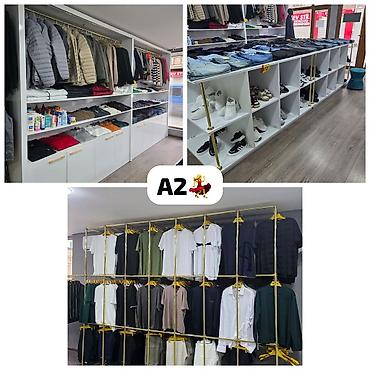 Digər biznes avadanlığı: AYNUR 2 💃 Geyim paltar magazasi ucun vitrinler. 3 aydir alinib Qızılı — 1
