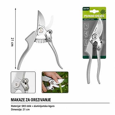 KMT Od aluminijumske legure makaze za orezivanje 501760 Precizne