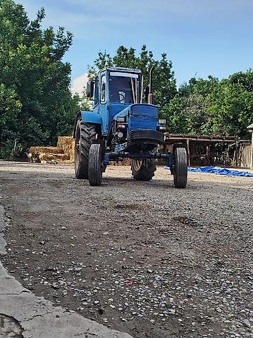traktor bazar: MTZ tipli mavi rəngli təkərli traktor - Güclü dizel mühərriki, ön — 4