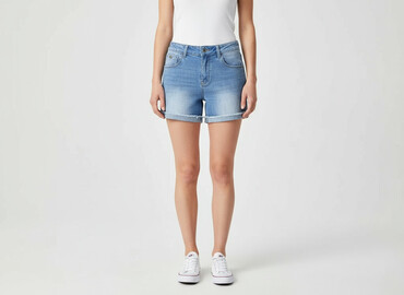 kl m shorts jeans manila krótkie spodenki: Szorty damskie, rozmiar L