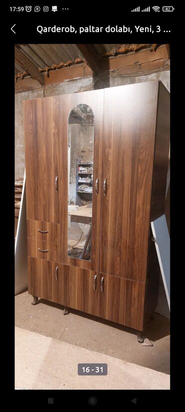 Dolablar: Yeni, Açılan, 3 qapılı Düz dolab, Qarderob, paltar dolabı, Azərbaycan -da lalafo.az — 24 Dolablar: Yeni, Açılan, 3 qapılı Düz dolab, Qarderob, paltar dolabı, Azərbaycan — 24