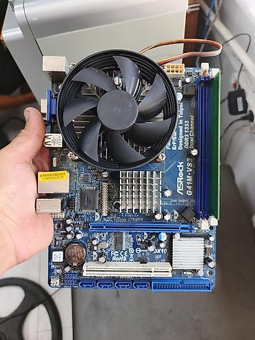 pc case: Материнская плата для ПК, Б/у, ASRock, LGA775, Micro-ATX — 3