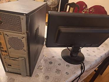 Masaüstü kompüter seti Dəst tərkibi: - Sistem bloku (ATX korpus) - LG