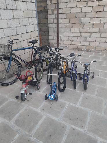 velisoped 28: Velosiped və uşaq nəqliyyat vasitələri dəsti Tərkib: - Şəhər tipli — 4