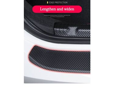 Tuning oprema: Stiker za branik automobila - karbon OCTAVIA Karbonska zaštitna i — 9