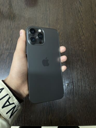 tecno spark 10 цена в бишкеке: IPhone 13 Pro Max, Колдонулган, 256 ГБ, Natural Titanium, Коргоочу айнек, 82 %