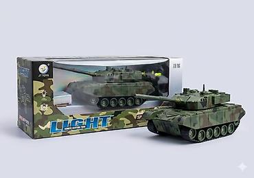 танк и пушка: Радиоуправляемый танк JT Toys LIGHT (масштаб 1:16) - Камуфляжный — 1