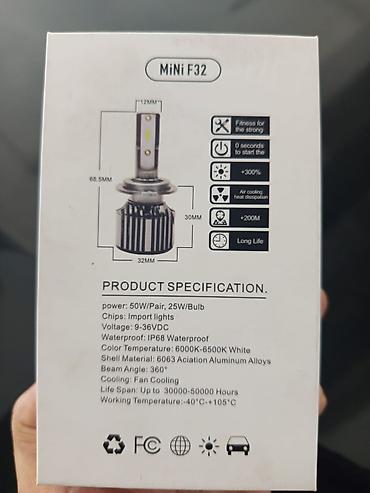 h11 lupa led: MiNi F32 LED Auto Headlight – faralar üçün LED lamp dəsti — 3