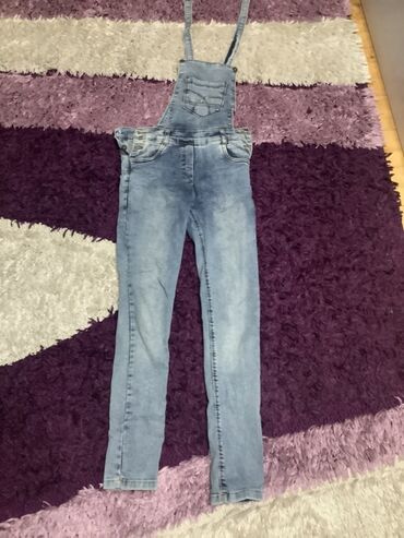 Bodi: Uşaq üçün cins kombinezon - Model: Dar kəsimli, uzun paça - Rəng