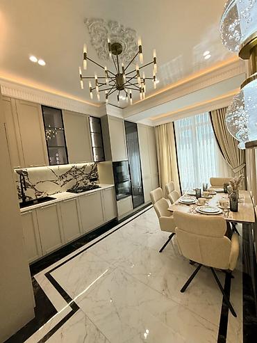 памир строй: 2 комнаты, 83 м², Асанбай мкр Элитка, 3 этаж, Евроремонт — 5