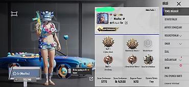 PUBG Mobile hesabı – “MissVex” - Platform: Avropa serveri, HD qrafika