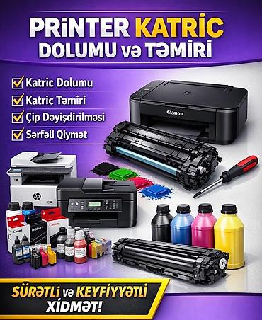 printer epson l850: Katric dolumu və printer təmiri Bütün növ printerlərin katric dolumu — 3