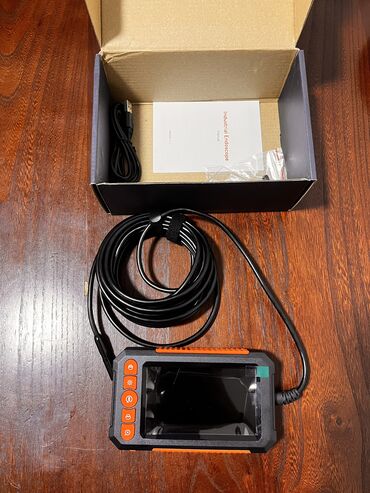 Другая автоэлектроника: Эндоскоп с монитором Кабель 3 метра Две камеры, прямая и боковая — 15