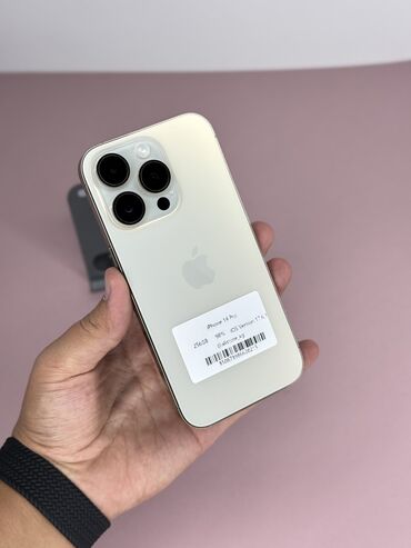 iphone x запчасти: IPhone 14 Pro, Колдонулган, 256 ГБ, Алтын, Заряддоочу түзүлүш, Коргоочу айнек, Каптама, 99 %