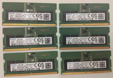 Səsgücləndiricilər, qulaqlıqlar və mikrofonlar: DDR5 8 GB RAM Notebook 5600 Mhz