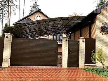 Навесы: Навес, Арочный, Металл, Поликарбонат — 3