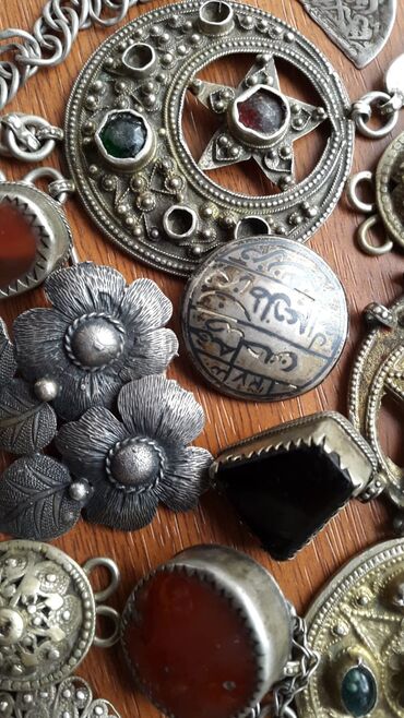 Bijuteriya dəstləri: Etno üslubda bəzək əşyaları dəsti – müxtəlif hissələr və asqılardan — 2