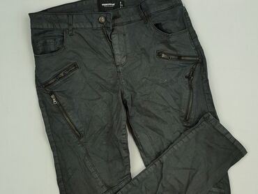 czarne dżinsy z wysokim stanem: Soyaconcept, Jeans for women, size L (EU 40)