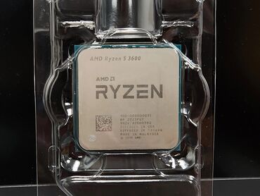 Kompüter, noutbuk və planşetlər: Prosessor AMD Ryzen 5 3600, > 4 GHz, 6 nüvə, İşlənmiş