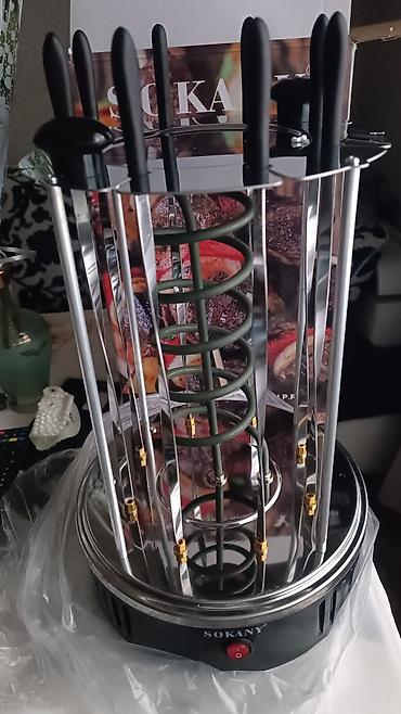 Digər idman və istirahət malları: Sokany SK-6113 elektrikli şiş kababı aparatı 8 ve 6 Şişli. - 8 şiş — 6
