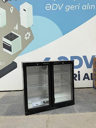 Soyuducu vitrinləri: Soyuducu vitrin ✅ 2 qapılı şüşə vitrin soyuducu — Digital ekranlı — 18