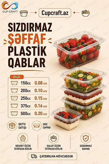Qab-qacaq və mətbəx ləvazimatları: Qablaşdırma məhsulları 1) Qapaqlı Kraft Box - Material: kraft karton — 4