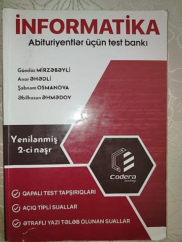 Məhsul: “İnformatika – Abituriyentlər üçün test bankı” (Yenilənmiş lalafo.az -da — 1 Məhsul: “İnformatika – Abituriyentlər üçün test bankı” (Yenilənmiş — 1