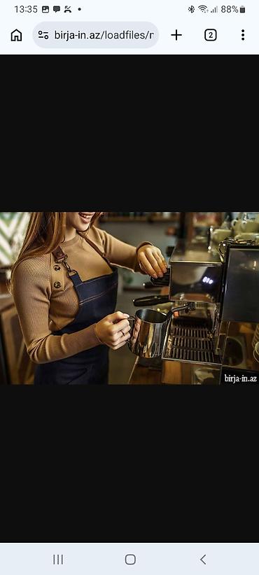 zaprafqa operator isi: Barista tələb olunur, İstənilən yaş — 1