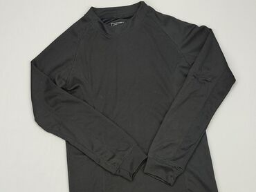 czarna bluzka z rozszerzanymi rękawami: Bluzka, 12 lat, 146-152 cm, stan - Dobry