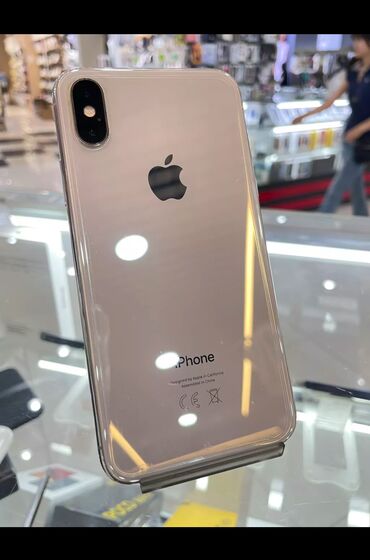 Apple iPhone: IPhone Xs, Б/у, 256 ГБ, White Titanium, Защитное стекло, 78 %