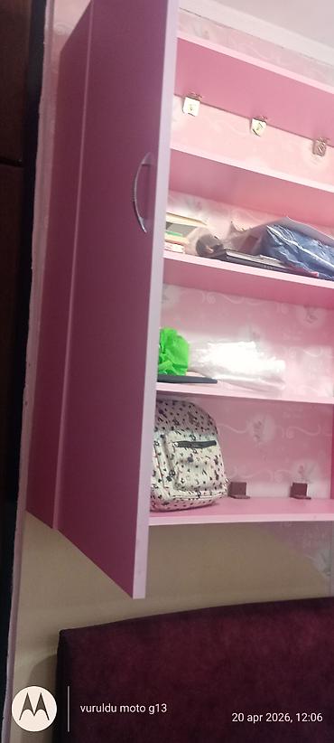 Digər dolablar: İkiqapılı divar şkafı – çəhrayı - Material: laminat/MDF tipli lövhə - — 8