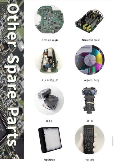 Digər TV və video məhsullar: Məhsul: Proyektor lampaları və lampalı modul blokları Təsvir: - — 33