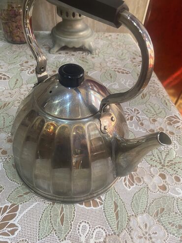 Çaydanlar: İşlənmiş, Çaydan, Nikel, 2 l, SSRİ