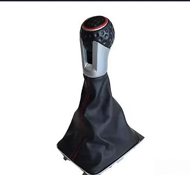 Tuning oprema: Ručica menjača sa kožnom manžetnom – 6 brzina - Komplet: kugla ručice — 2