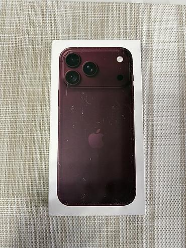 iphone 23: IPhone 18 Pro Max, Новый, 256 ГБ, Бордовый, Кабель, Коробка, В рассрочку, 100 % — 1