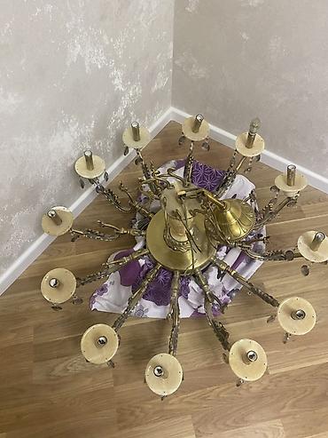 Çılçıraq, 10 və daha çox lampa, Metal
